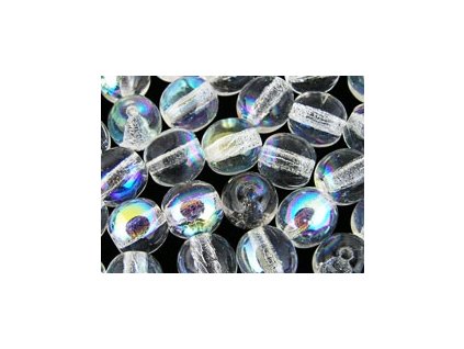 Round Beads Crystal AB 6mm 36pcs