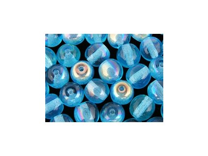 Round Beads Aquamarine AB 6mm 36pcs
