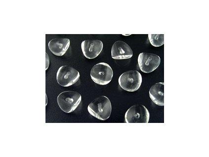 Beads Wavelet Oval - Crystal - 4x9mm