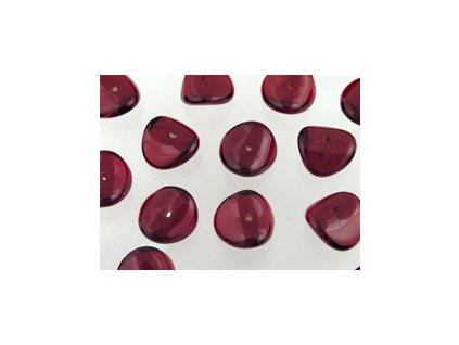 Beads Wavelet Oval - Garnet - 4x9mm