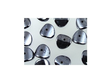 Beads Wavelet Oval - Hematite - 4x9mm