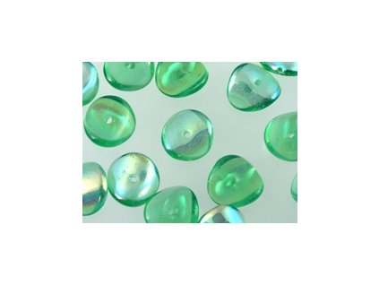 Beads Wavelet Oval - Peridot AB - 4x9mm