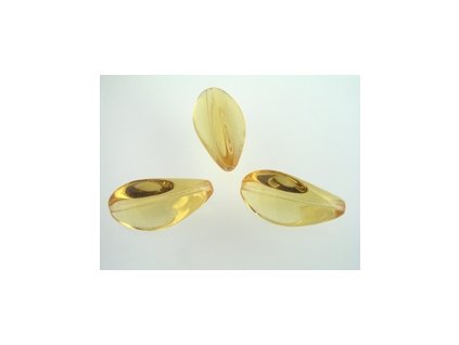 Beads NUTS A - LIGHT TOPAZ 24x13mm