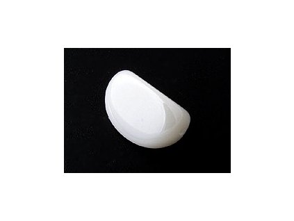 NUTS D - WHITE LUSTER 17x10mm