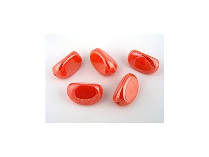 NUTS D - LUSTER ORANGE 17x10mm