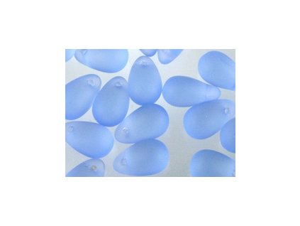 Beads TD - Light Sapphire Mat - 9x6mm