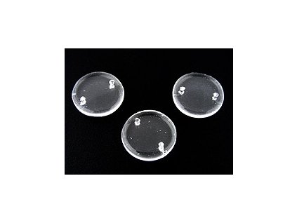 COIN 2 HOLES CRYSTAL 17x4mm