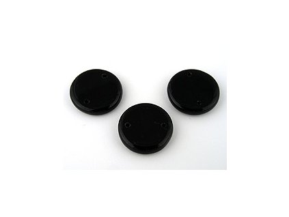COIN 2 HOLES JET 17x4mm