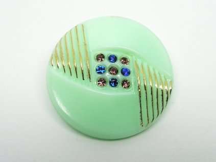 Knoflík Šatony Mint 32mm