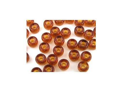 BIG HOLE 6x4mm SMOKED TOPAZ