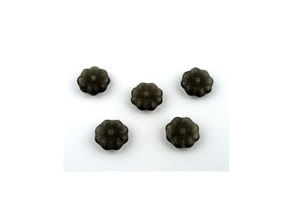 FLAT FLOWER BLACK DIAMOND 9mm