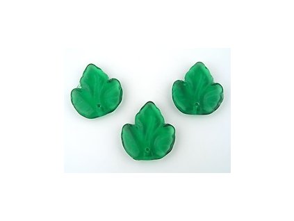 LEAVES IVY DARK PERIDOT 13x21mm