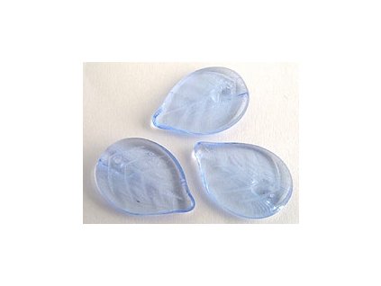 FLAT LEAVES LIGHT SAPPHIRE 13x18mm