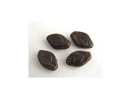 FLAT LEAVES BROWN 8x12mm