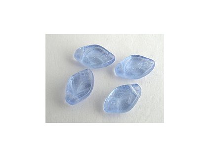 FLAT LEAVES LIGHT SAPPHIRE 8x12mm