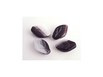 FLAT LEAVES WHITE AMETHYST 8x12mm