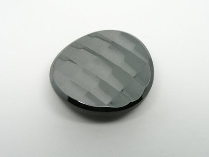 Knoflík Vlněný Hematit 27mm