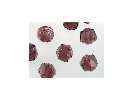 Beads Acorn Amethyst Luster 8mm