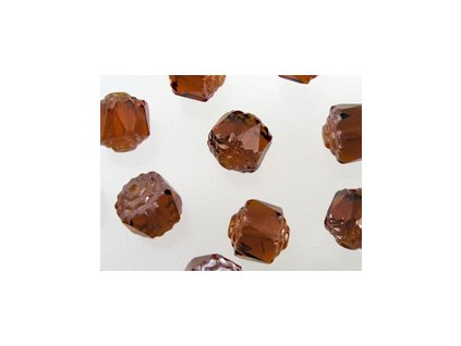 Beads Acorn Topaz Madeira Luster 8mm