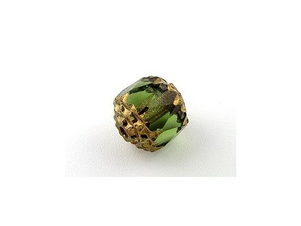 ACORN OLIVINE Bronze Luster 8mm