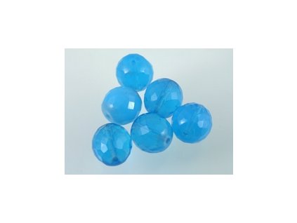 Beads Firepolished Aquamarine Opal 16mm