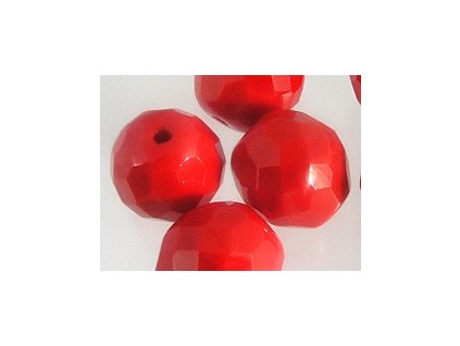 Beads Chalk Red 12mm