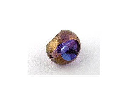 3 CUTS SAPPHIRE-BRONZE LUSTER 8mm