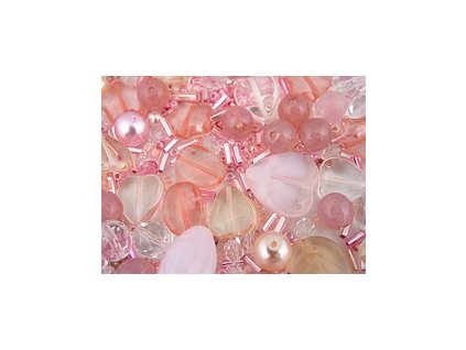 Beads Mix Rosaline First Quality - quantity discount 90g+20g gratis