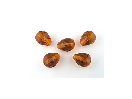 Faset drops - Topaz - 13x10mm