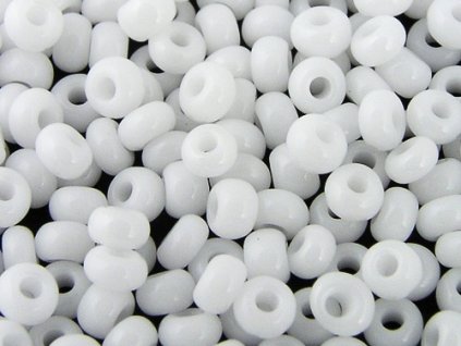 Seed Beads Preciosa No.03050 - Chalk White - 10/0 12g
