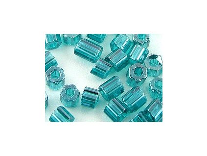 Trubičky 2mm - Blue Zirkon - Listr