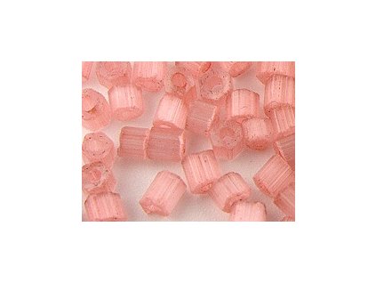 Bugles 2mm - Pink - Alabaster