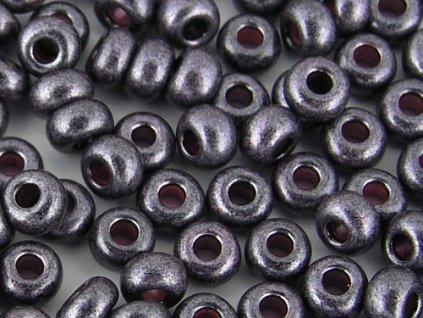 Seed Beads Preciosa No.28998 - Purple Hematite - 10/0 12g