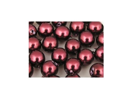 Pearls Burgundy 6mm