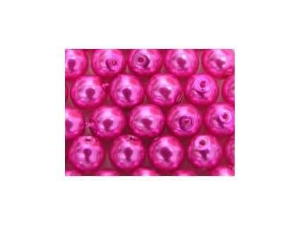 Beads Pearls Fuchsia 6mm