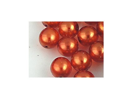 PEARLS ORANGE TRANSPARENT 8mm