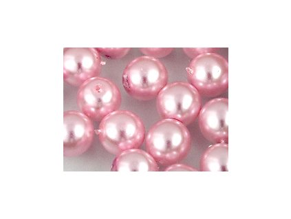 PERLY Růžová Pink 8mm