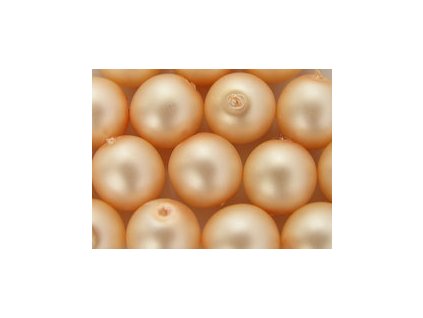Pearls Orange Mat 8mm