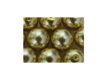 Beads Pearls Gold 10mm