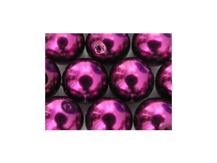 Beads Pearls Fuchsia 10mm