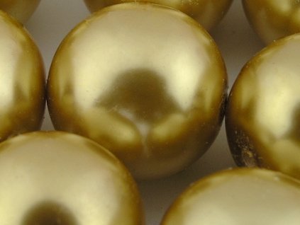 Beads Pearls Gold 16mm