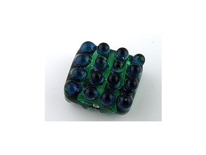 Velké tečky čtverec - Capriblue-Peridot