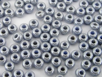 Seed Beads Preciosa No.33021 - Opaque Gray Luster 10/0 12g