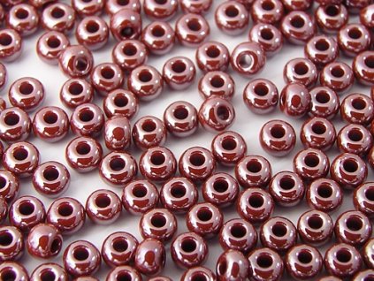 Seed Beads Preciosa No.18600 - Opaque Dark Wine Luster 10/0 12g