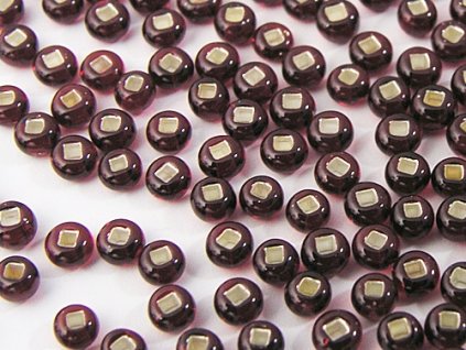 Seed Beads Preciosa No.97120 - Garnet - Silver Line  10/0 12g