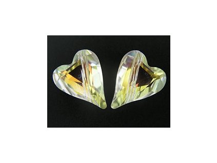 SW5743|Wild Heart Bead Crystal AB 17mm