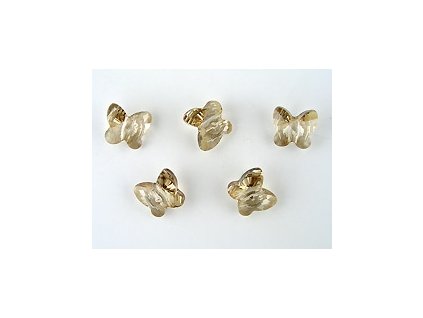 SW5754|Butterfly Crystal Golden Shadow 8mm - 2pcs