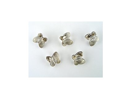 SW5754|Butterfly Crystal Silver Shade 8mm - 2pcs