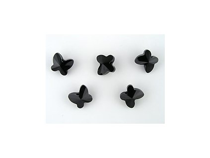 SW5754|Butterfly Jet 8mm - 2pcs