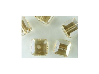 SW5601|Cube Crystal Golden Shadow 6mm